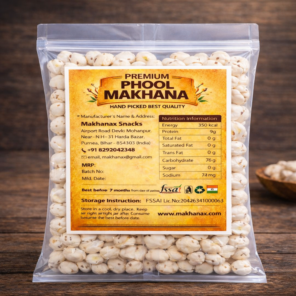 100% Hand Picked Premium Phool Makhana 250g - Image 2